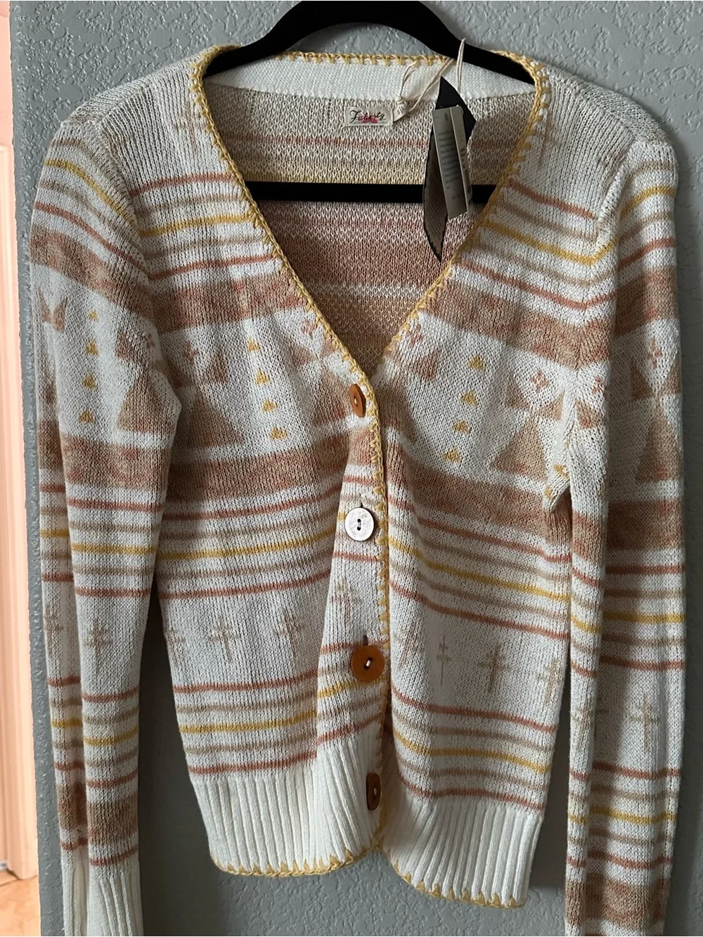 B.Yellowtail x Faherty Cardigan - Picture 1 of 4